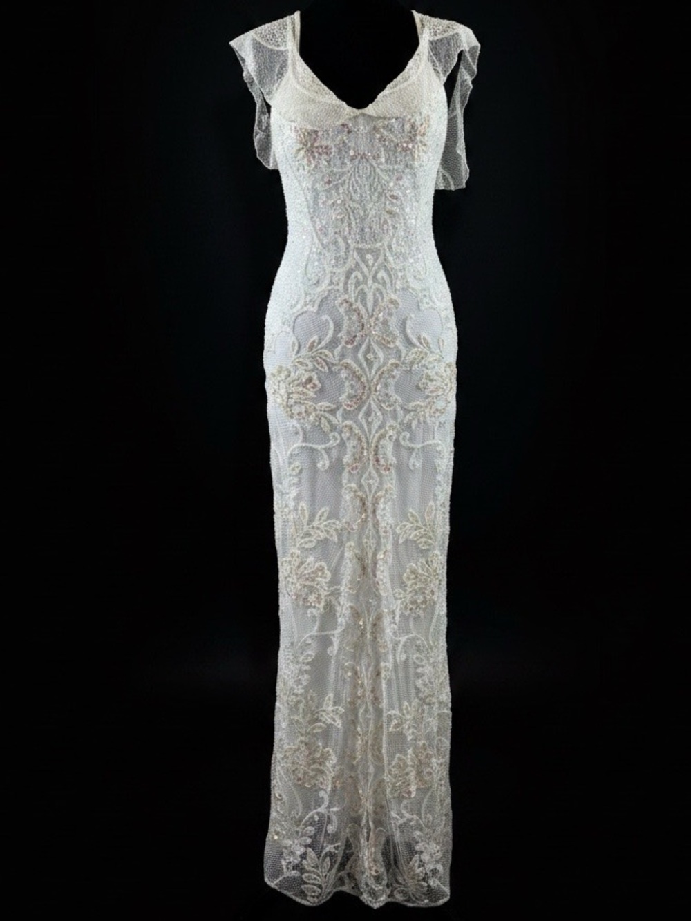 Attitudes‎ by Debra hand beaded dress